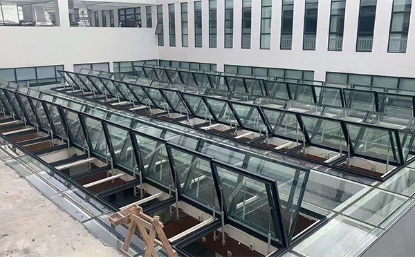 百安科技有限公司近期神木排烟窗项目案例分享