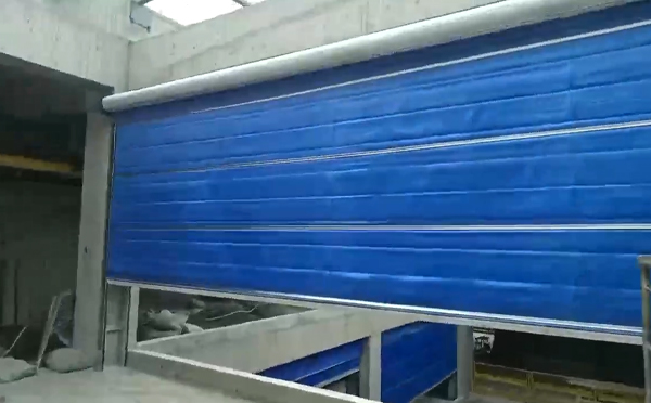 大型物流园区完成神木防火门整体安装工程